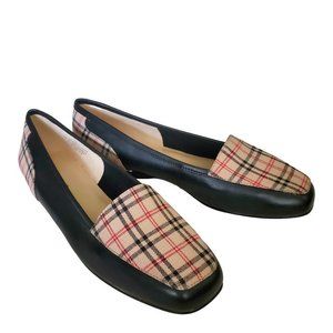 BANDOLINO Liberty Plaid Loafers, Women's Leather Loafers NIB